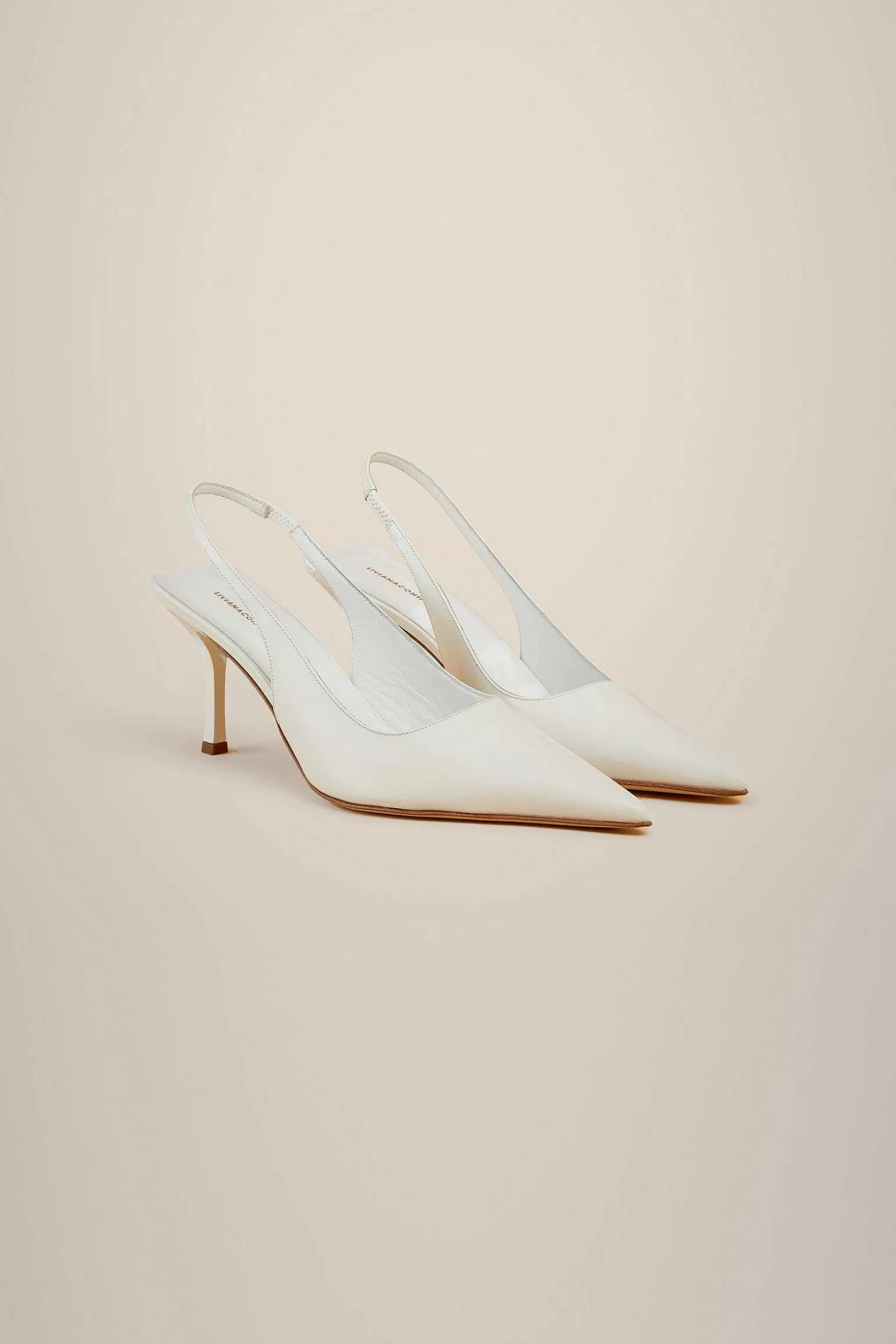 Cheap Liviana conti Pump Forma Sfilata Bianco | Nero